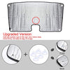 2018 2019 Tesla Model 3 2020 Tesla Model Y Windshield Sunshade, Car Custom Fit Sun Shade Auto Front Reflective Folding Sun Shade for Tesla Accessories, UV and Sun Protection