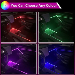2021-2022 Tesla Model 3 & Model Y LED Ambient Light Kit (Center Console + Dashboard Light+ 4 Door Lights)