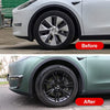 Caliper Covers for Model Y newly upgraded & designed specifically for Model Y 19/20/21 inch car callipers (Glossy black)