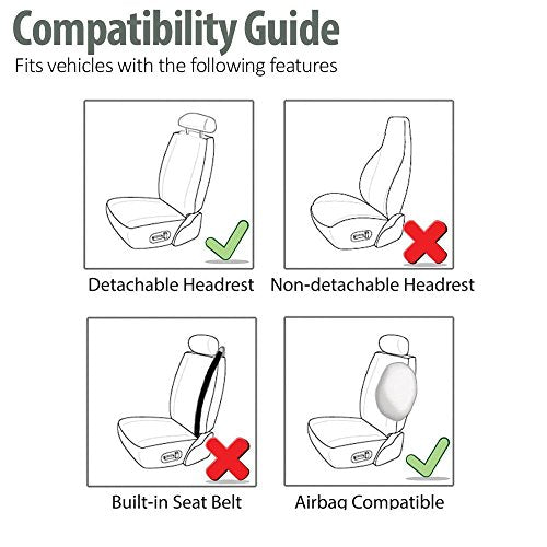 Front & Rear Seat Covers for Chevy Chevrolet Bolt EV EUV Car Seat Cover Luxury PU Leather Comfortable Wear Resistant Beige