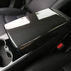 Center Console Cover Armrest Protector for Tesla Model 3 Mid-Console Armrest Box Pad Carbon Fiber Printing