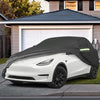 Tesla Model Y Car Cover All-Weather UV Protection Full Exterior Accessories with Charge Port Opening & Ventilated Mesh for Model Y 2020 2021 2022 2023 Gen 2