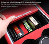 Alcantara Suede Center Console Organizer for 2021-2022 Tesla Model 3 & Y