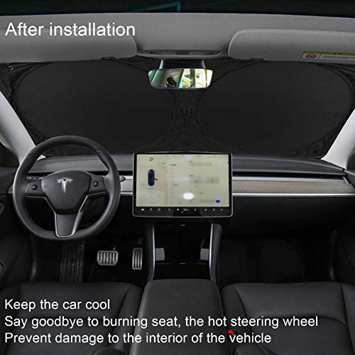 Windshield Sunshade for Tesla Model 3 & Model Y