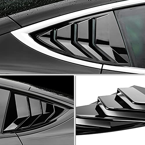 Rear Side Window Louvers,Air Vent Scoop Louvers for Tesla Model 3, Win –  The EV Shop