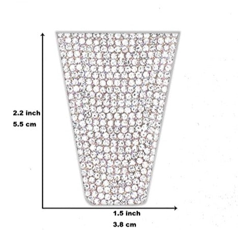 Steering Wheel Unique Crystal Badge Emblem Bling Decal Decoration Cover Sticker Trim for Tesla model X S