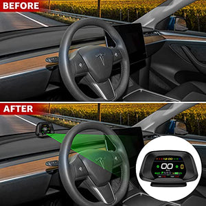 Mini Instrument Cluster Display for Tesla Model 3 & Y