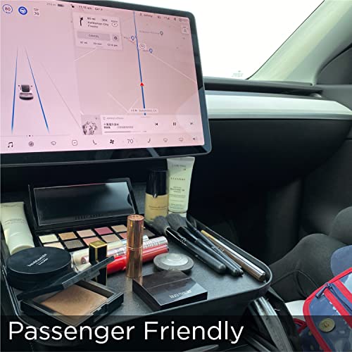 Tesla Center Console Alset Tray and Storage bin for Model Y Model 3 (Midnight Gray)