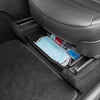 Tesla Model Y Under Seat Storage Box Organizer Tray Flocking Storage Box For Tesla Model Y Accessories 2019-2021 (Under Front Seat ABS Box (Style B))