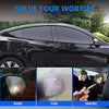 Tesla Model Y Rain/Wind Deflector Vent/Window Visors (Glossy Carbon Fiber)