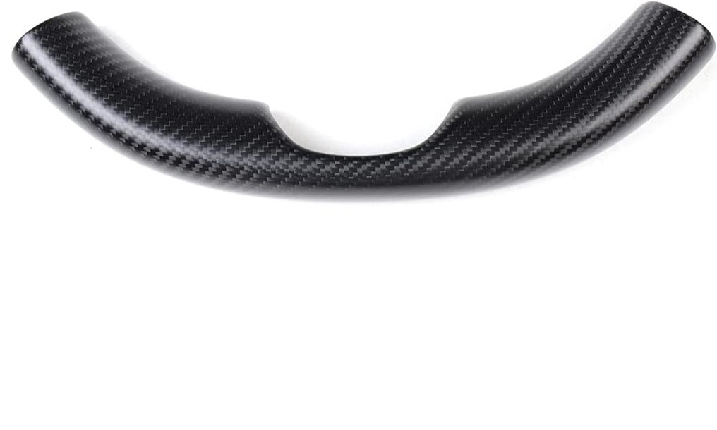 Carbon Fiber Steering Wheel Bottom Cap for Tesla Model 3 & Y