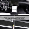 Tesla Model 3 & Model Y Glossy Carbon Fiber Pattern Dash Panel Cover Instrument Trim - 1 Piece Dashboard