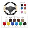 Matte Carbon Fiber + Leather Steering Wheel Cover for Tesla Model S 2012-2020 & Model X 2016-2020