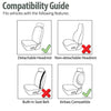 Front & Rear Seat Covers for Chevy Chevrolet Bolt EV EUV Car Seat Cover Luxury PU Leather Breathable Comfortable Black×White