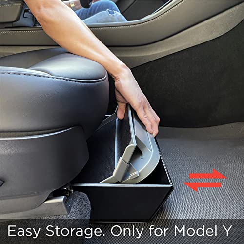 Tesla Center Console Alset Tray and Storage bin for Model Y Model 3 (Midnight Gray)