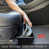 Tesla Center Console Alset Tray and Storage bin for Model Y Model 3 (Midnight Gray)