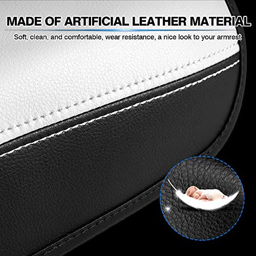Armrest Cover for Tesla Model Y 2020-2022/Tesla Model 3 2017-2022 Center Console Pad Waterproof Anti-Scratch Leather Protector Covers