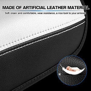 Armrest Cover for Tesla Model Y 2020-2022/Tesla Model 3 2017-2022 Center Console Pad Waterproof Anti-Scratch Leather Protector Covers