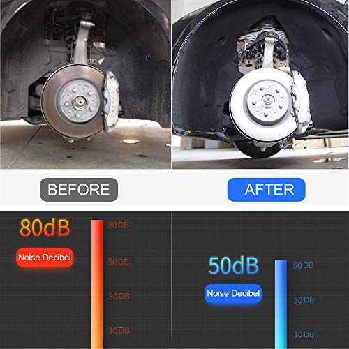 Tesla Model Y Front Fender Sound Deadening Wheel Liner Noise Reduction Kit (2 Piece Set)