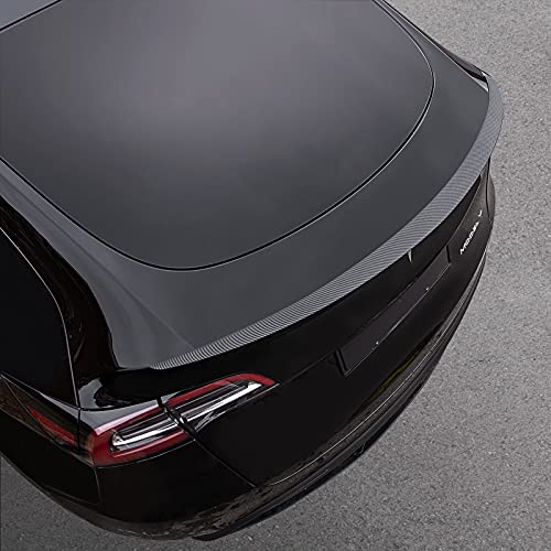 Rear Trunk Performance Spoiler for Tesla Model Y (Matte Carbon Fiber)