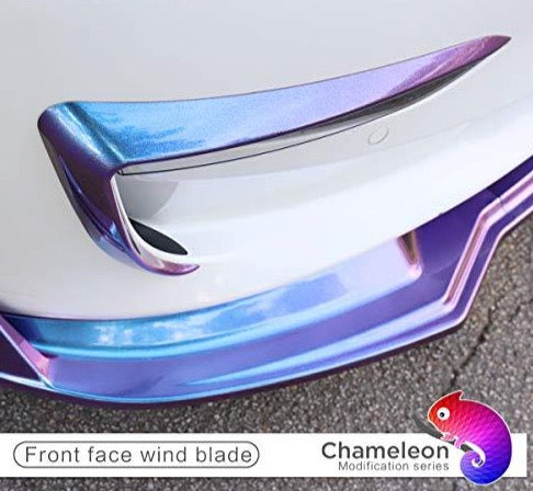Starry Sky Chameleon Series ABS Bumper Headlight Patch for 2017-2022 Tesla Model 3 & Y