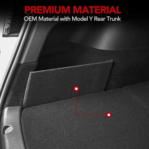 Tesla Model Y Rear Trunk Organizer Side Divider (2 Piece Set)