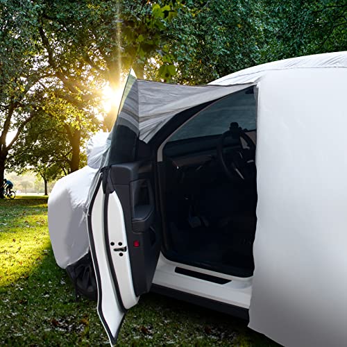 Tesla Model Y Car Cover Snowproof Waterproof All-Weather UV Protection Outdoor Full Exterior Car Cover for Model Y 2020 2021 2022 with Storage Bag