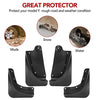 Tesla Model Y Mud Flaps Splash Guards (Set of Four) No Need to Drill Holes