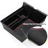 Center Console Organizer Compatible with 2021 Latest Tesla Model Y Model 3 Accessories Insert ABS Black Materials Tray Armrest Secondary Storage Box (Red)
