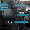 Front & Rear Seat Covers for Chevy Chevrolet Bolt EV EUV Car Seat Cover Luxury PU Leather Comfortable Stylish Black×Blue