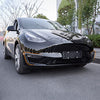 Front Fog Light Covers for Tesla Model Y (Matte Carbon Fiber)
