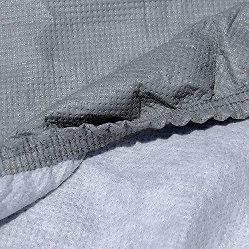 5 Layer Car Cover for 2021-2022 Volkswagen ID.4, Semi Custom Fit Full Coverage Pollution, Dust, Sun, Snow, Rain, Hail All Weather Protection, Breathable