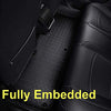 Floor Liner Fit for Tesla Model 3 2020 2021 Fully Embedded No Edge Customized Floor Mat Frunk Trunk Blanket-Non-Slip Waterproof Car Carpet Protect All Weather(Black)
