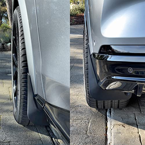 Mustang Mach E Mud Flaps Splash Guards Exterior Accessories, Mach-E mud Flaps Splash Guards(Set of Four) No Need to Drill Holes