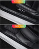 Carbon Fiber Front and Rear Door Sill Protectors for 2020-2022 Tesla Model Y (Protective Film Modification)