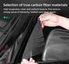 A-Pillar Real Carbon Fiber Trim for 2020-2023 Tesla Model Y (Bright Carbon Fiber)
