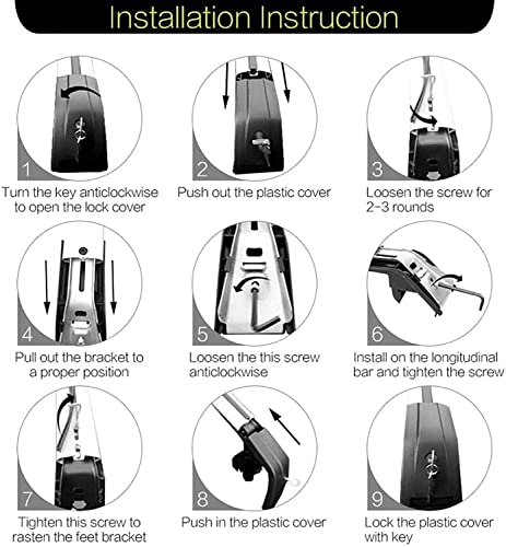 Roof Rack Cross Bars Fit for Compatible with VW Volkswagen ID.4 2020 2021 Roof Rack Top Rail Cross Bars Cargo Luggage Carrier