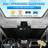 Custom Fit for Windshield Sunshade Volkswagen ID.4 2021 2022 Accessories VW ID4 Window Sun Shade Foldable Sun Shield Cover Block Heat and Sun Upgrade Reflective Polyester