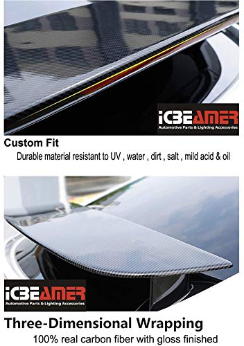 Tesla Model X Carbon Fiber Trunk Spoiler In Gloss Finish