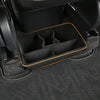 Tesla Model Y Storage Box Under Rear Air Outlet Organizer Rear ABS Flocking Box (Rear Middle ABS Flocking Box)