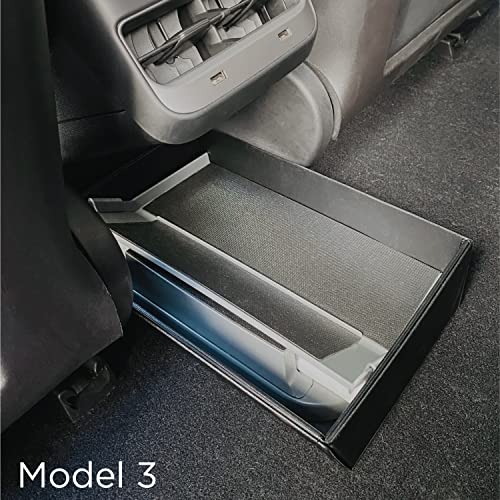 Tesla Center Console Alset Tray and Storage bin for Model Y Model 3 (Midnight Gray)