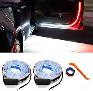 LED Warning Light Door Strips for Tesla Model S, 3, X, & Y (2 Piece Set)