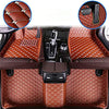Customized Car Mats are Suitable for Volkswagen ID.4 CROZZ / 2021 Year Waterproof Lining Full Set of Environmentally Friendly Flooring (Brown,ID.4 CROZZ / 2021 Year)