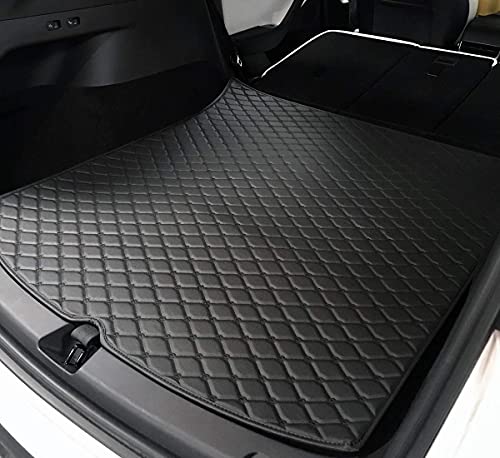 Tesla Model Y Floor Mats and Trunk Mats All-Weather Leather Liners Model Y 5 Seater