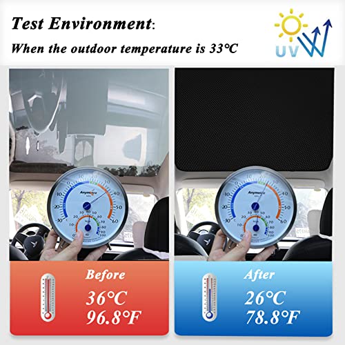 Tesla Model Y Sunroof Shade Sunshade Roof Sunshade Sun Shade for Tesla Model Y Accessories 2020 2021 2022