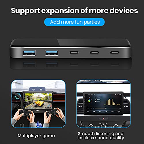 Tesla 2021-2022 Model 3/Y Dynamic Power USB HUB Compatible Docking Station Center Console