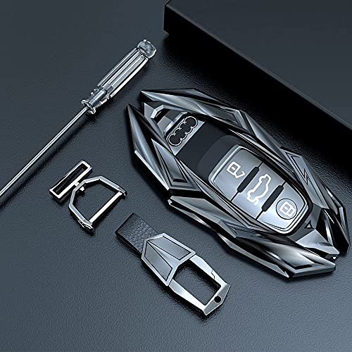 For Audi Key Fob Cover Case, Metal Key Fob Case for Audi A3 A6 A7 A8 A –  The EV Shop