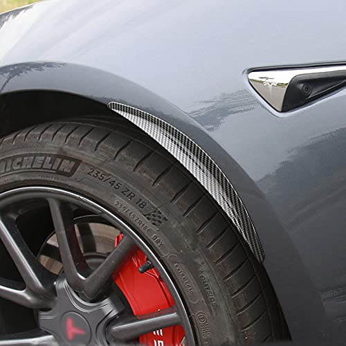 ABS Carbon Fiber Wheel Fender Flares Mud Flaps Splash Guards Arch Lip