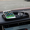 Anti-Slip Car Dash Grip Pad for Cell Phone, Keychains, Sun Glasses,Stand for Navigation Cell Phone (Black)