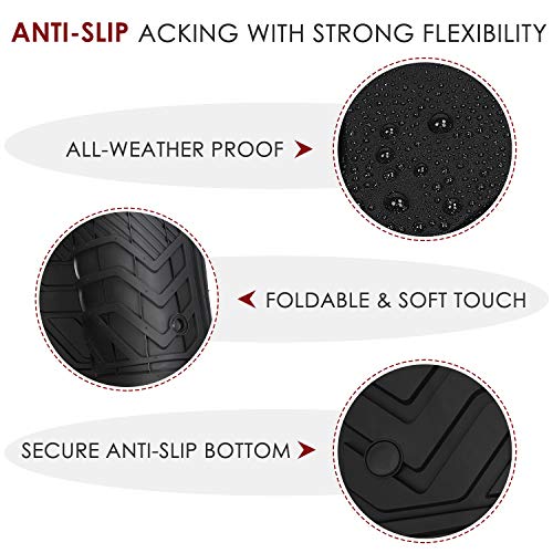 3D All-Weather Anti-Slip Waterproof Floor Liner Mats for 2021-2022 Tesla Model Y